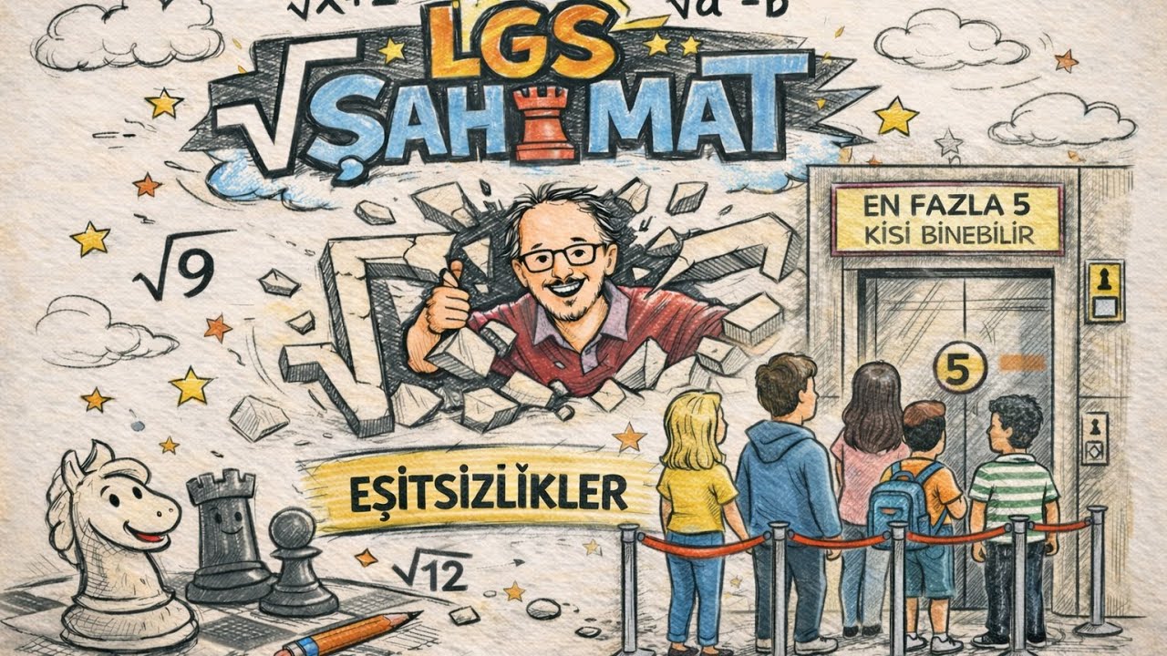 Lgs Eşitsizlikler konu anlatımı ve kazanım düzeyi soru Çözümü #lgs