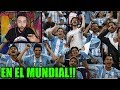 ESPAÑOL REACCIONA A LA HINCHADA ARGENTINA EN EL MUNDIAL DE RUSIA!!