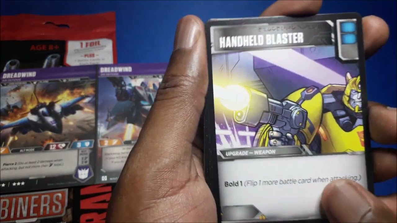 Opening Transformers Booster Packs