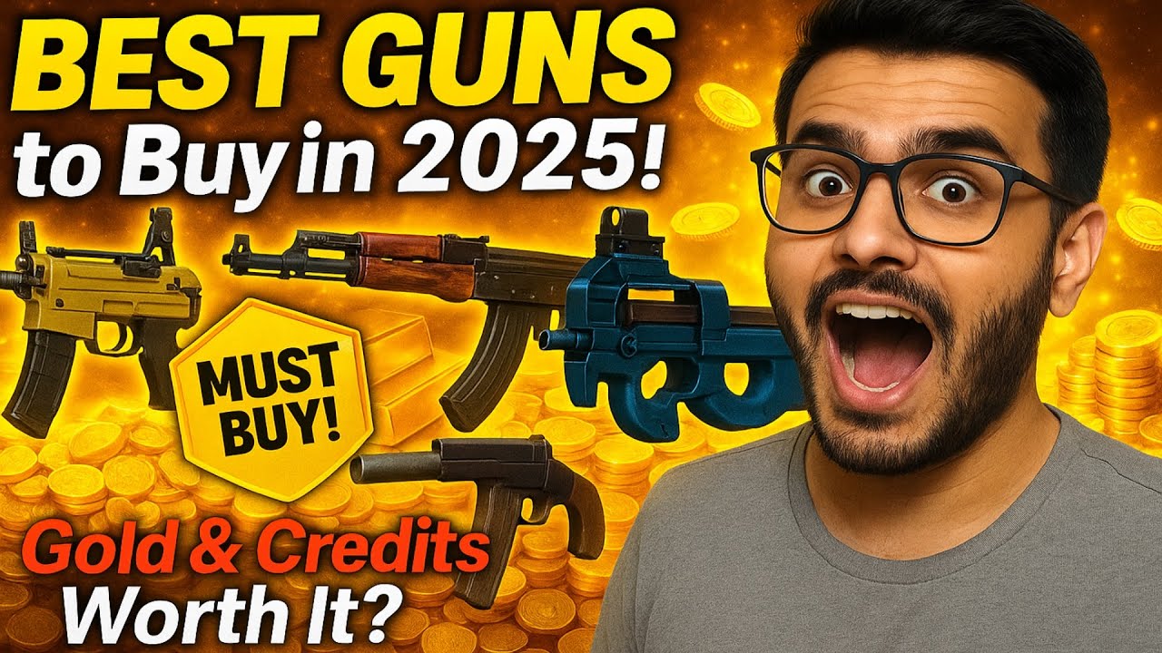 Best Guns to Buy from GOLD and Credits in 2025! Bullet Force PC New Buying Guide!
