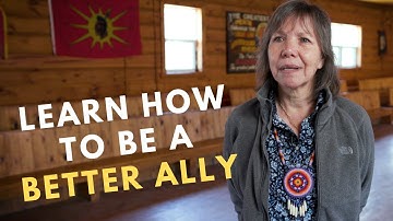How can a non-Indigenous person be a good ally?