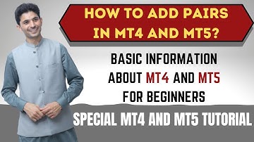 How to add pairs in MT4 and MT5 | Tani Forex Metatrader 4 & Metatrader 5 tutorial in Hindi and Urdu