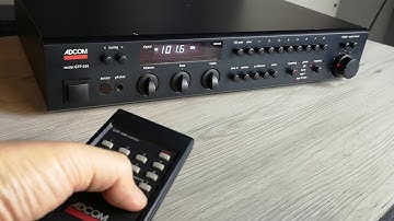 Adcom GTP-500 Testing Remote