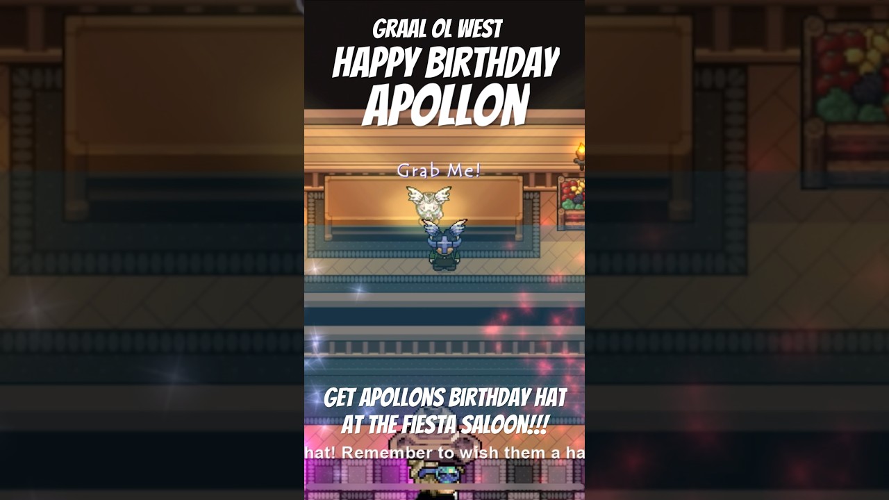 Graal Ol West | Apollons Birthday Hat Now Available!