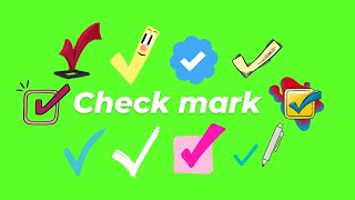 Animated Check Mark GIF Green Screen Pack (Free Download)