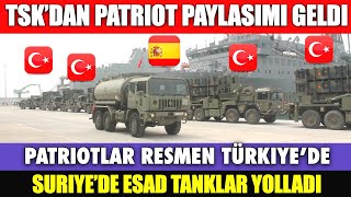 Tskdan Patri̇ot Duyurusu Suri̇yede Esad Tank Yolladi Suri̇ye Son Durum