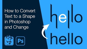 How to Convert Text to a Shape in Photoshop and Change