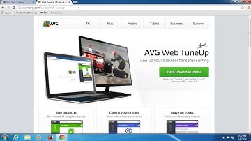 AVG Web TuneUp - Browser Security Extension Walkthrough