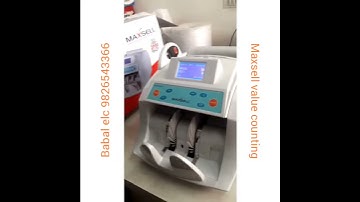 Maxsell value counting machine
