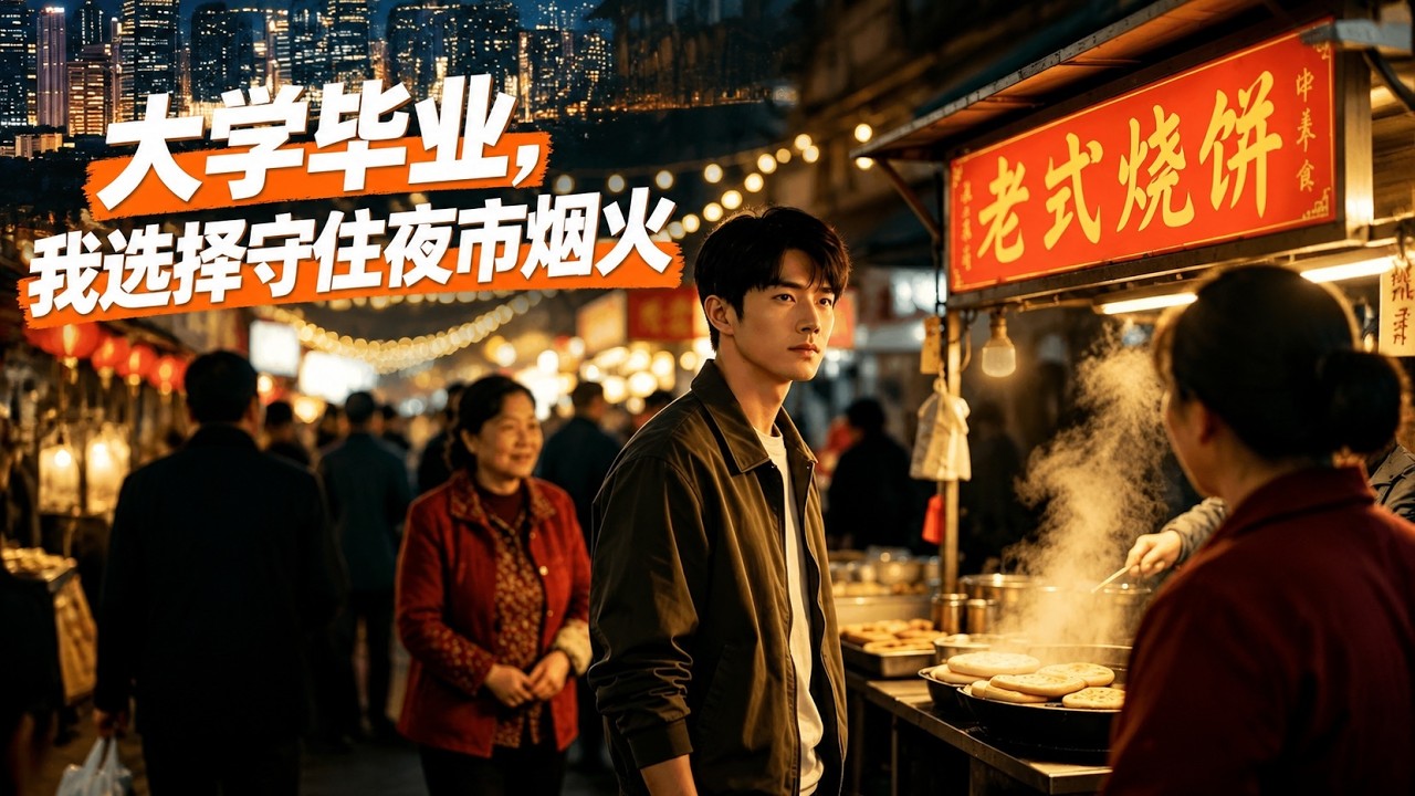 【高清全集】《大学毕业，我选择守住夜市烟火》 #逆袭 #爱情 #甜宠 #反转 #热门短剧 #drama #爽剧 #電影 #精彩影视 #AI短剧