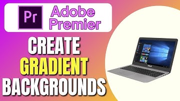 How To Create Gradient Backgrounds In Premiere Pro | Full Step By Step Tutorial