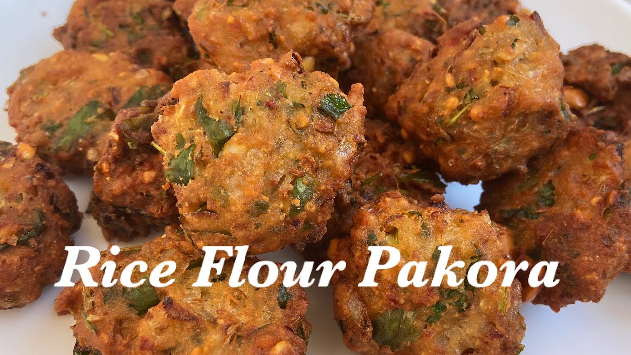 Rice Pakora Recipe Rice Flour Bonda Instant Rice Flour Recipes