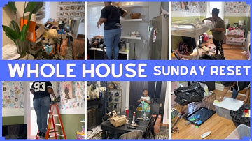 WHOLE HOUSE SUNDAY RESET | SUPER CLEANING MOTIVATION | HALLWAY, TWINS ROOM, KITCHEN, DINING ROOM