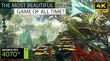 THE MOST BEAUTIFUL VIDEO GAME YET? | Avatar: Frontiers of Pandora | 4k Ray Tracing Unobtanium preset