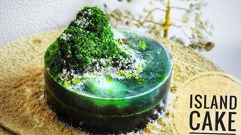 ISLAND CAKE TUTORIAL | CAKE TREND 2020 | OCEAN CAKE | ISLAND JELLY CAKE | OCEAN JELLY CAKE | WOW MOM
