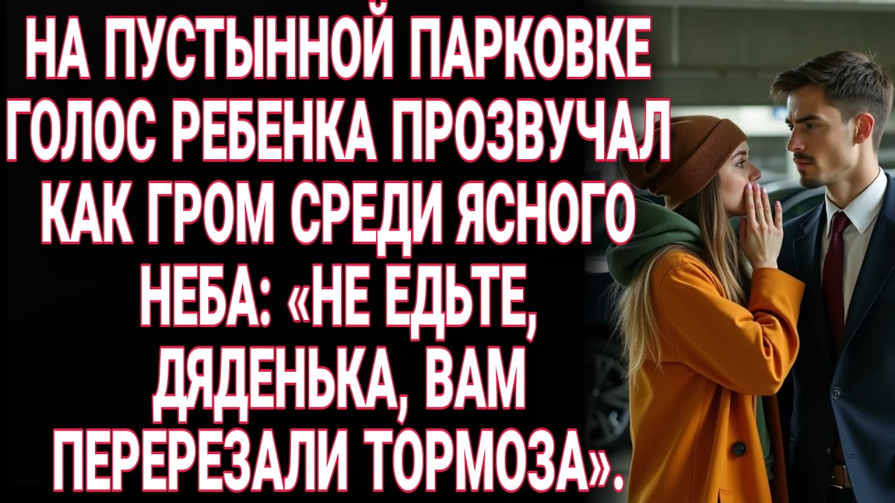 «Дяденька, туда нельзя — вам тормоза перерезали», — прошептала девочка миллионеру на парковке.