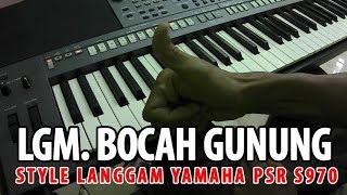 Langgam Bocah Gunung Pl. 6 Style Manual Yamaha S970 chords