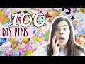 I Made 100 DIY Pins | CHALLENGE