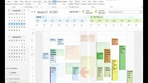 Outlook 2013 Tutorial: Calendar basics