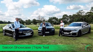 Saloon showcase | Bentley vs BMW vs Volvo | 4K (2021 test) screenshot 2