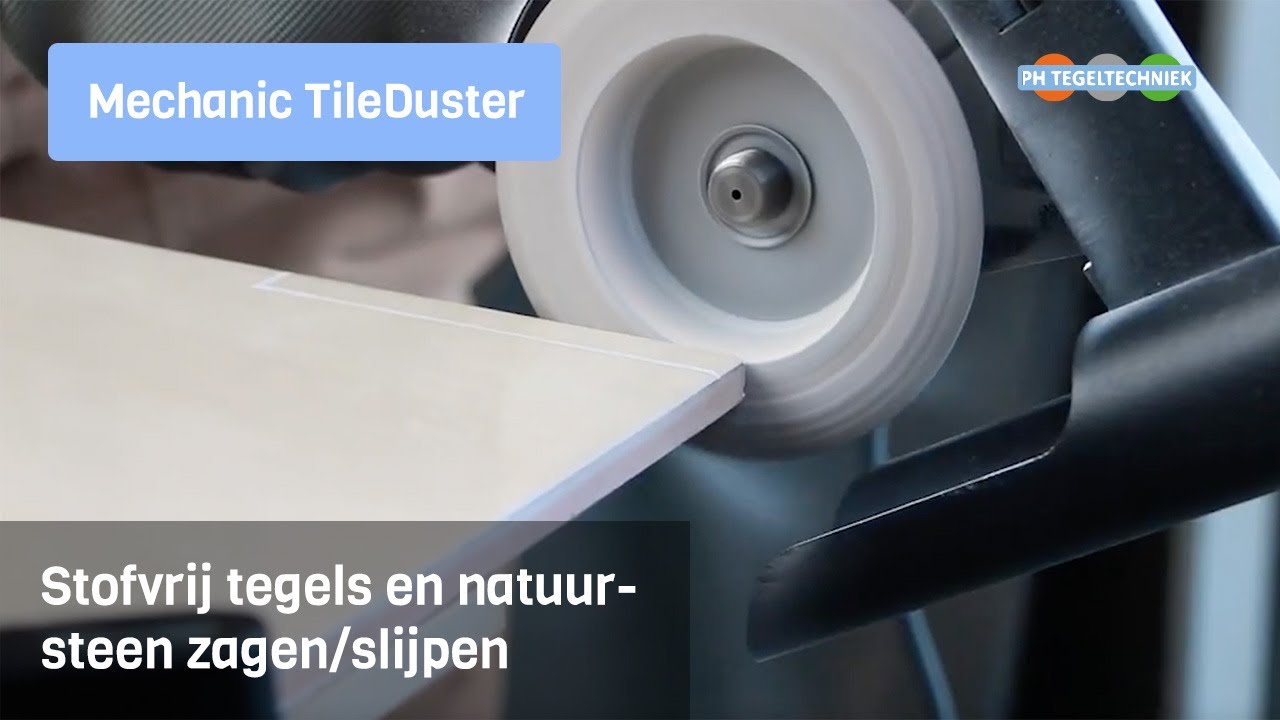 de begeleiding Illusie specificeren TileDuster afzuigsysteem voor Tegels & Natuursteen - YouTube