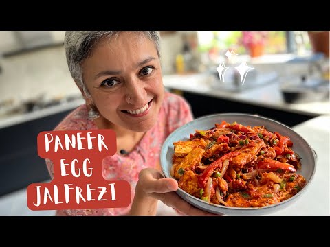 NEW PANEER EGG JALFREZI  A delicious version of the popular jalfrezi  Food with Chetna