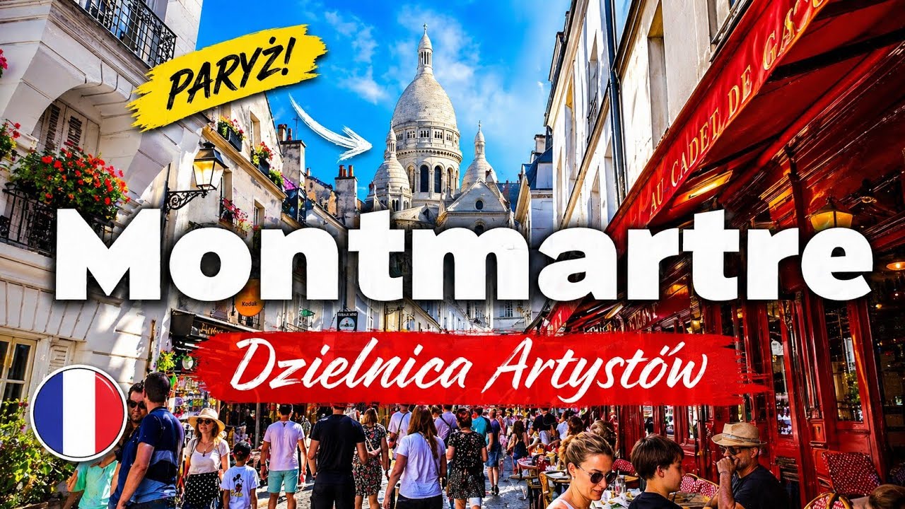 🇫🇷Najpiękniejsza Dzielnica Paryża Montmatre 