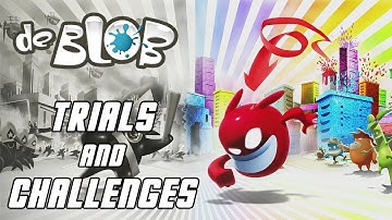 de Blob - Trials and Challenges (GOLD Medal on every stage) Walkthrough [HD]