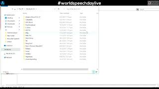 World Speech Day 2021 (Extra)