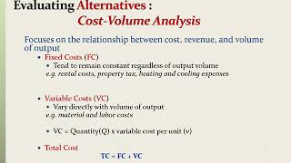 Capacity Planning Part 4 (Cost volume analysis - BEP)