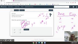 DeltaMath: Negative Exponents