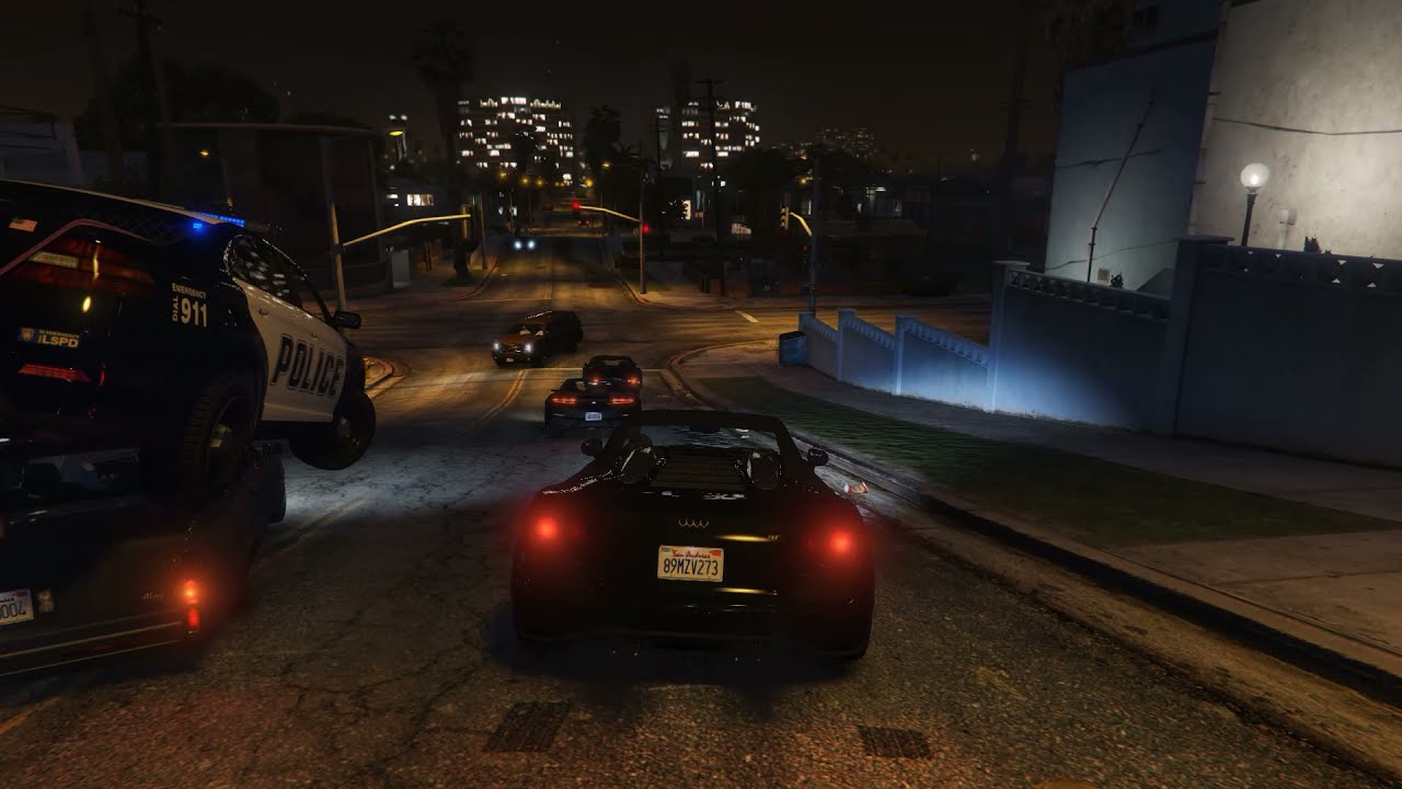 Prosperity Street Promenade Walking Tour and AI Glitches (GTA V) YouTube