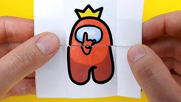 TUTORIAL - AMONG US Transformations | Endless card