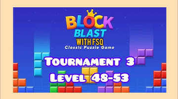 Block blast game T3 level 48-53 #blockblast #tetris #puzzle #gaming #blockblastwithfsq