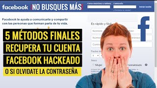 5 MÉTODOS finales para RECUPERAR una cuenta FACEBOOK NO busques más 2021