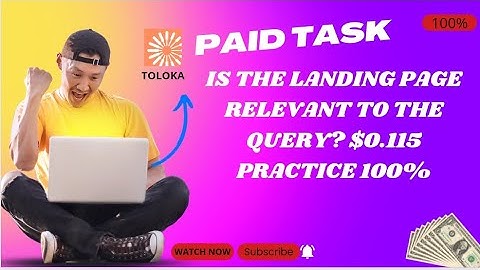 Is the landing page relevant to the query? $0.115 practice 100%