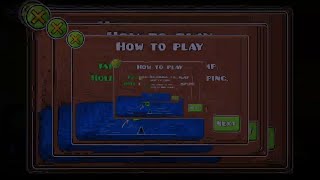 So apparently you can stack the "How To Play" menu... | Geometry Dash screenshot 4