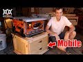 Mobile Tablesaw Cart | Woodworking shop project
