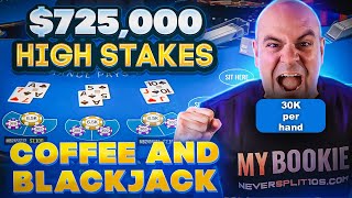 $700,000 HUGE Big Bet Friday - Coffee and Blackjack May 31