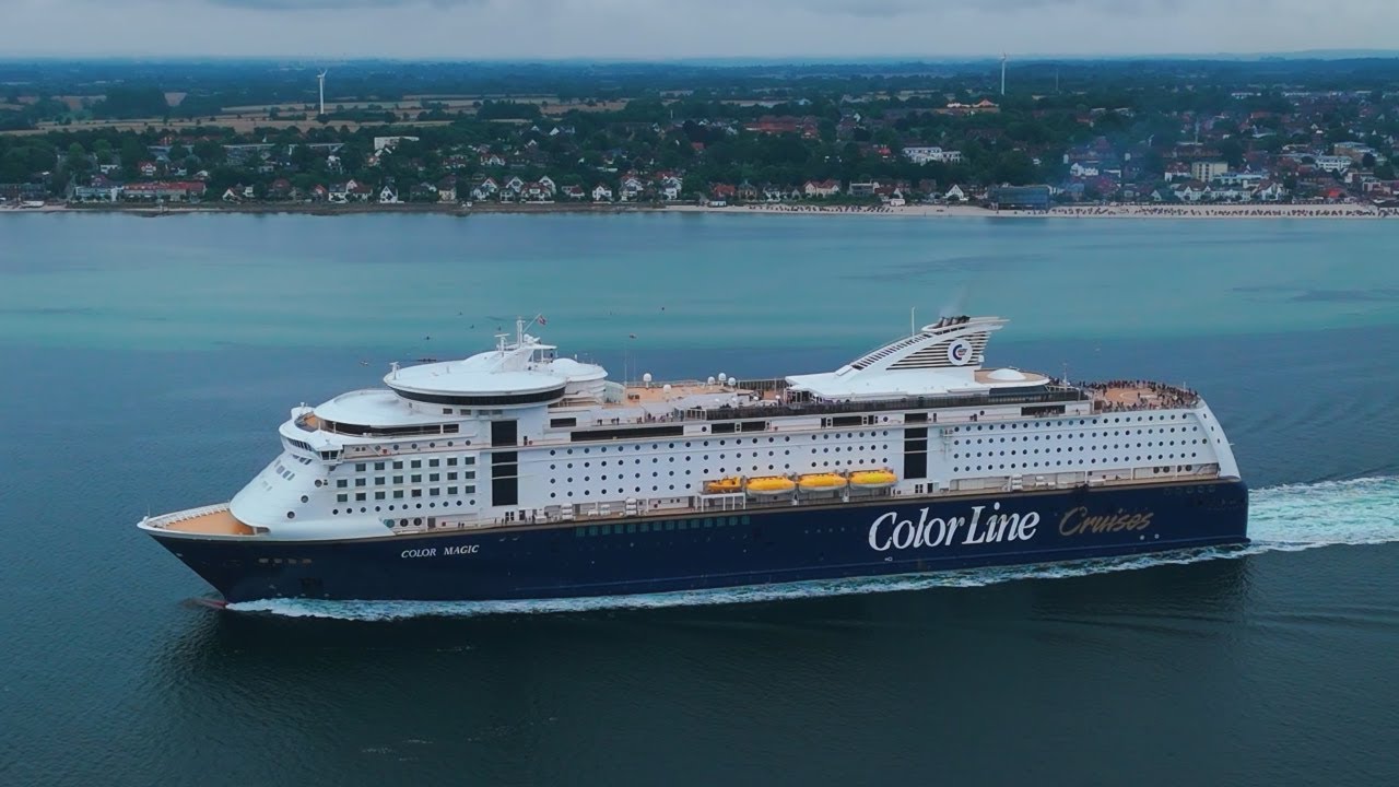 Ferry Color Line Color Magic Leaving Kiel | 27-7-2025