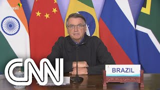 Bolsonaro pede reforma da ONU em discurso na cúpula dos Brics | NOVO DIA