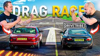 Who Has The Fastest Jag On Youtube? Drivetribe Vs Auto Alex Drag Race