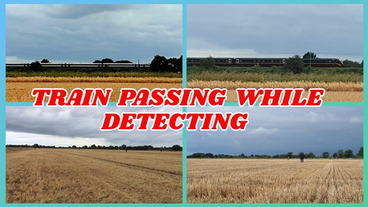 METAL DETECTING & WATCHING THE TRAIN AT THE SAME TIME - YouTube