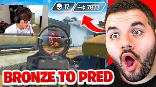 Reacting to iiTzTimmy's SOLO BRONZE TO PRED in 55 Hours!