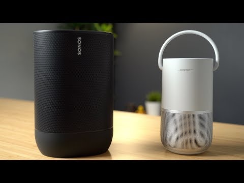 Sonos Move vs  Bose Portable Home Speaker