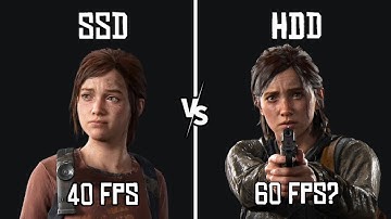 The Last of Us Part 2 - HDD vs SSD Performance Comparision | TLOU2