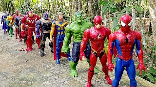 Avengers Superhero Story, Spider Man Miles Morales,Spiderman,Flash,Hulk Smash,Iron-man,Thanos,Venom