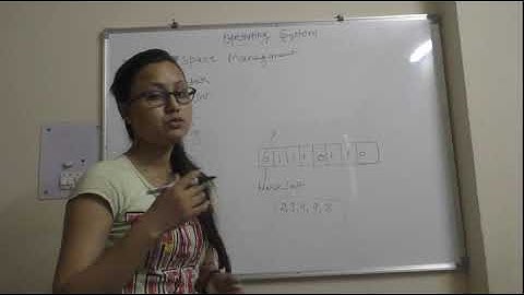 ""FREE SPACE MANAGEMENT" IN OPERATING SYSTEM BY AYUSHI MAM