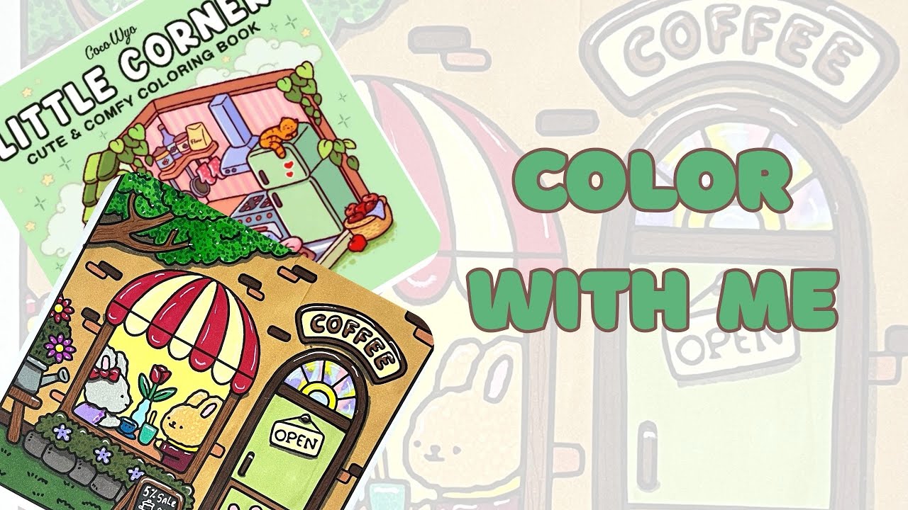 Satisfying ASMR Coloring | Color With Me | Coco Wyo Little Corner - YouTube
