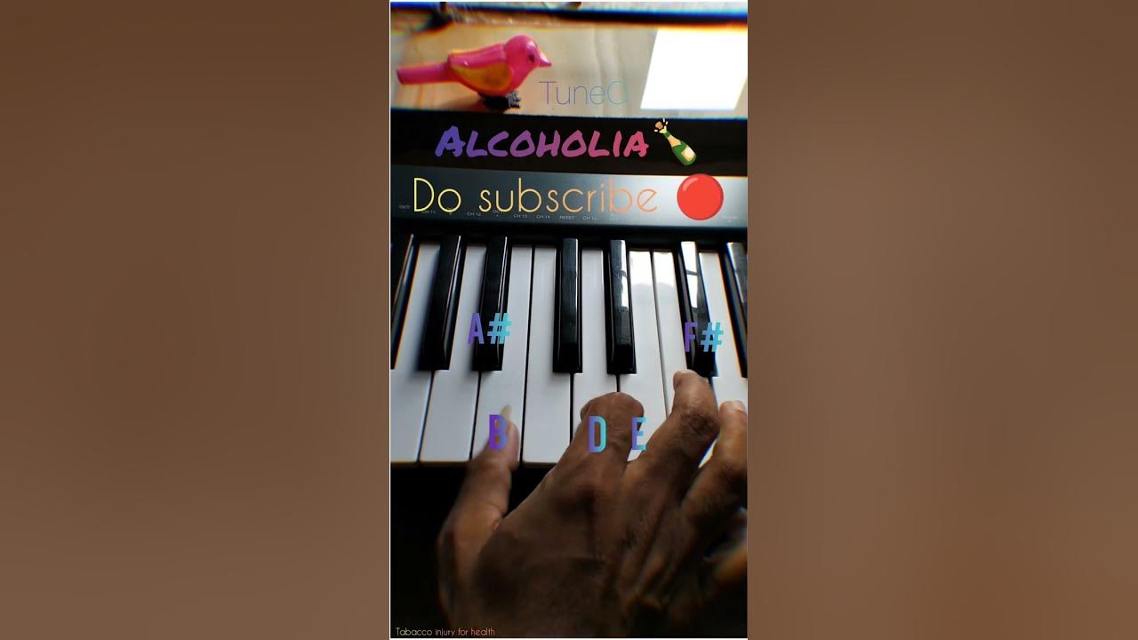Alcoholia 🍾🔥Piano Tutorial|Hrithik Roshan|Snigdhajit|Vikram Vedha|#shots #pianotutorial #trending 🔥🌱